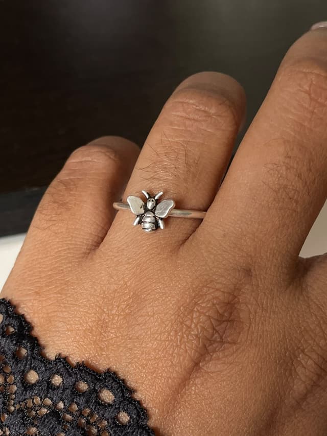 Be My Bee Ring Silver 925