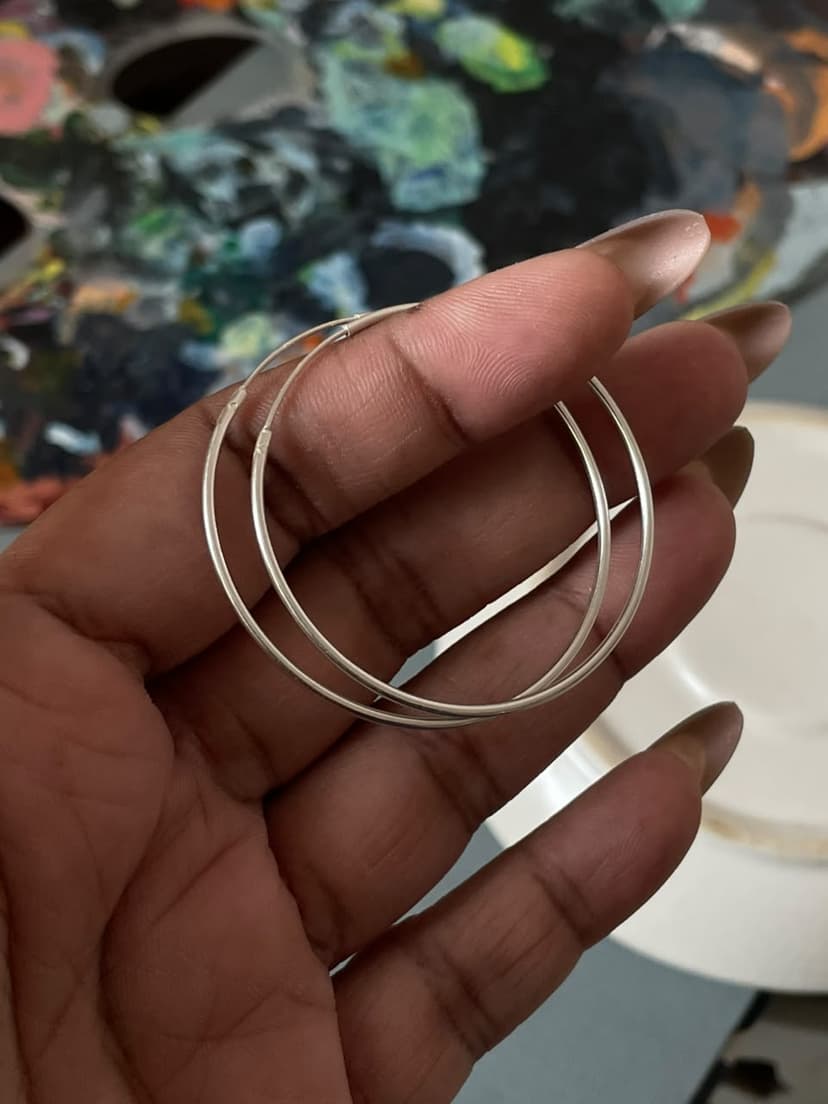 The Forever Hoops ~ Silver 925